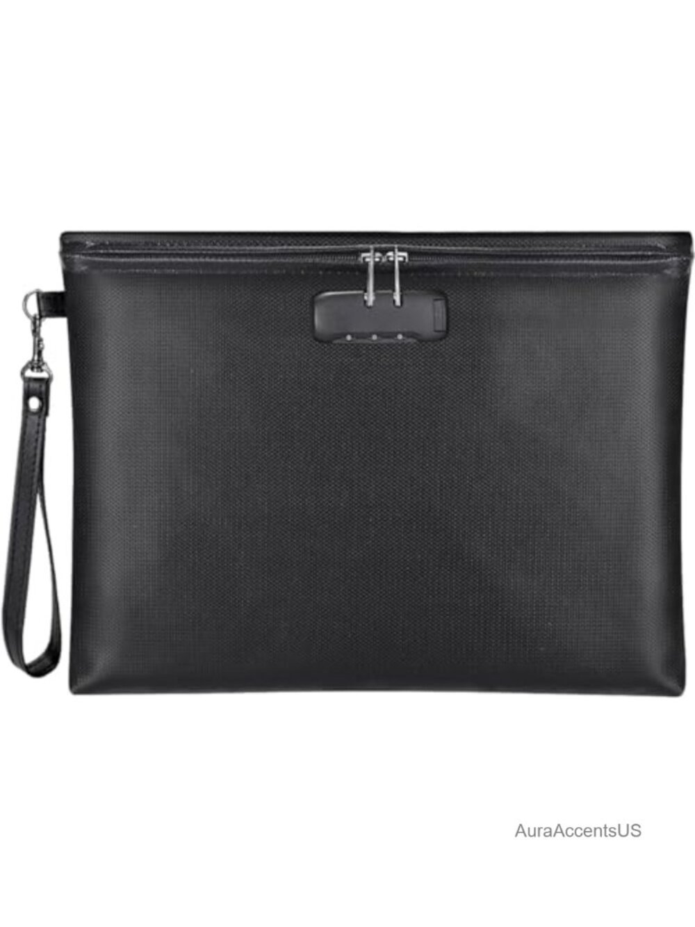 Fireproof Waterproof Document Bag with Lock A4 Safe Pouch